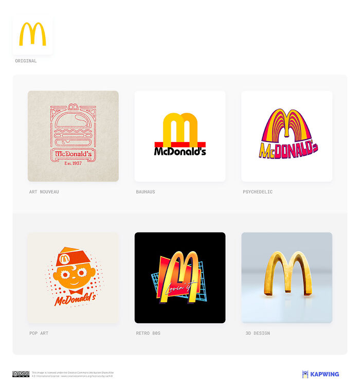 These Designers Remade Iconic Logos In Different Styles, And Here Are The Results