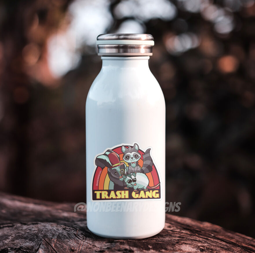 This One Features The Coolest Opossum On The Block, Who's Clearly A Member Of A Trash Gang Syndicate