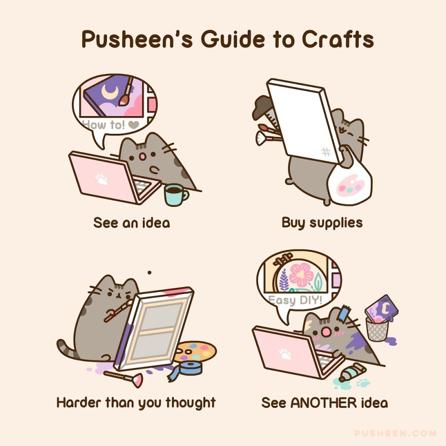 40 Adorable Pusheen Comics