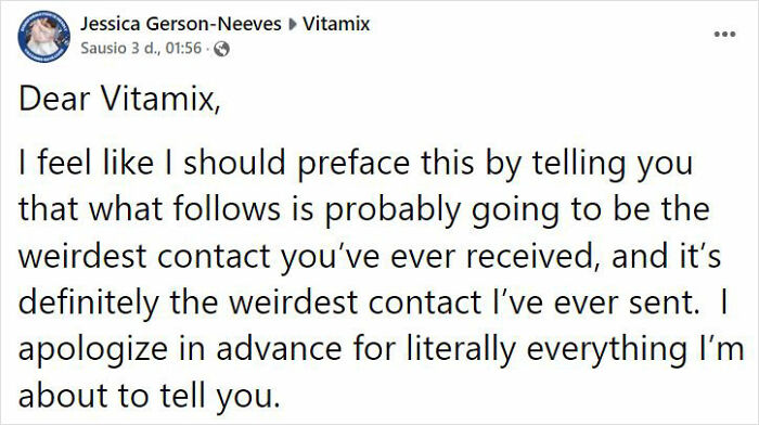 After 2.5-Week &lsquo;War&rsquo; With 3 Cats, Woman Contacts Vitamix Asking For Empty Boxes To Replace The One Her Cats Took Over With New Blender Inside