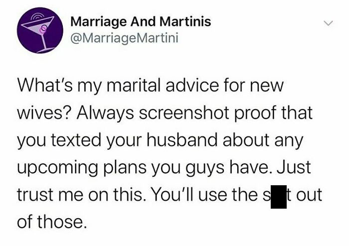 Oh Yes I Fucking Did Tell You!
•
•
•
•
#maritaladvice #wifelife #newlyweds #goodmarriageadvice #marriageadvice #marriedlife