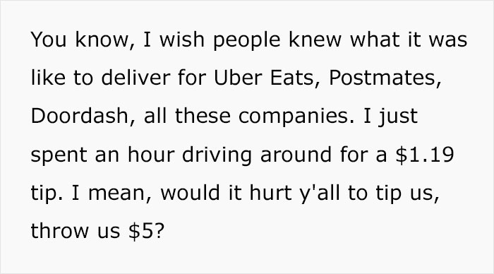 "I Wish People Understood What It's Like": Uber Eats Delivery Man Breaks Down, Shares Behind-The-Scenes Moment From His Car