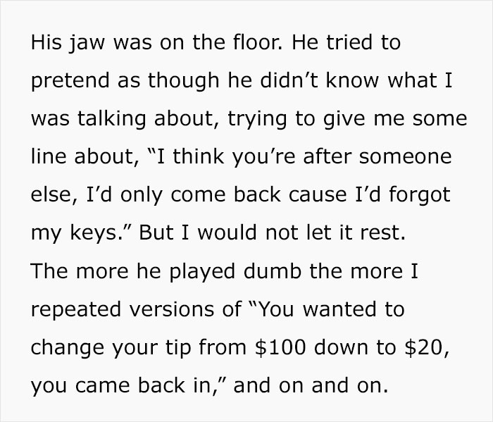 Entitled Guy Wants To Impress His Date And Tips $100 Just To Take It Back When She Leaves, Server Makes Sure To Get Her Revenge
