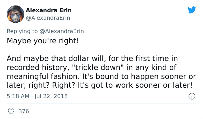 &ldquo;Top-Heavy Capitalism Will Collapse Under Its Own Weight&rdquo;: Woman Online Devotedly Explains The Dark Side Of The Free Market Theory