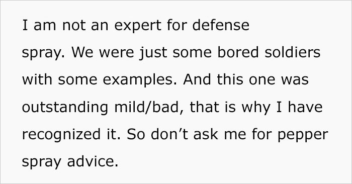 Guy Screws Up By Telling A Woman On Their First Date That Her Pepper Spray Is Useless