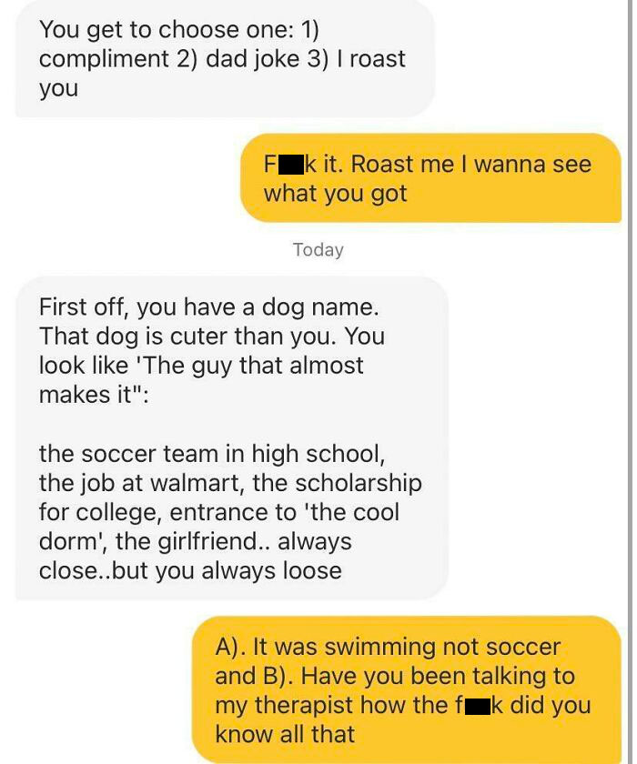 This Isn’t Even A Roast She Straight Up Assaulted Me