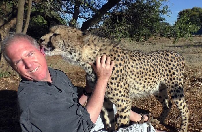 Meet Dolph, A Man Who Became Best Friends With A Wild Cheetah