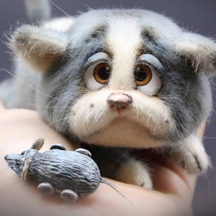 Russian Artist Makes Felt Toys You'd Definitely Want One