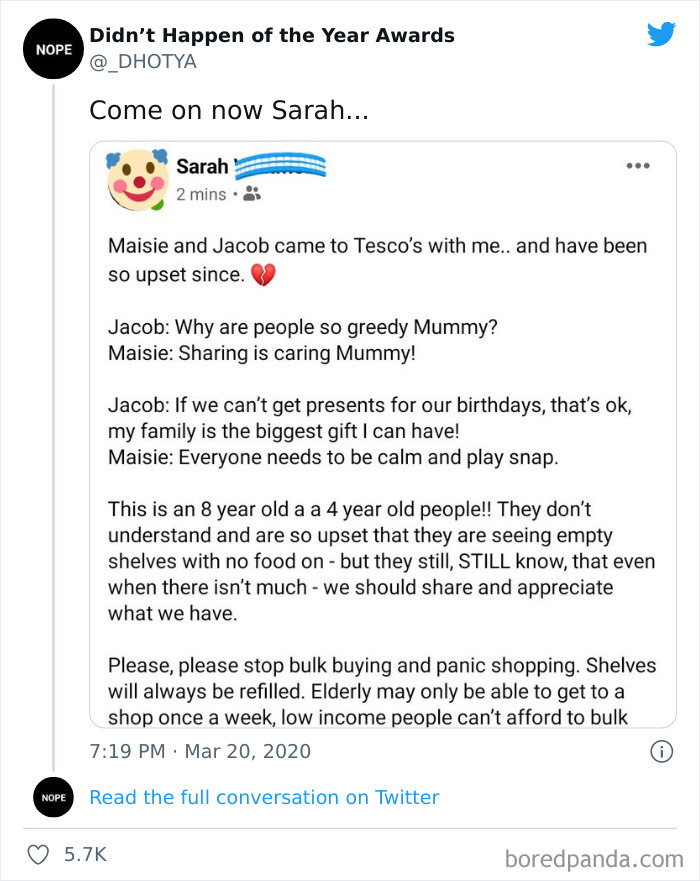 Didn’t Happen Of The Year Awards