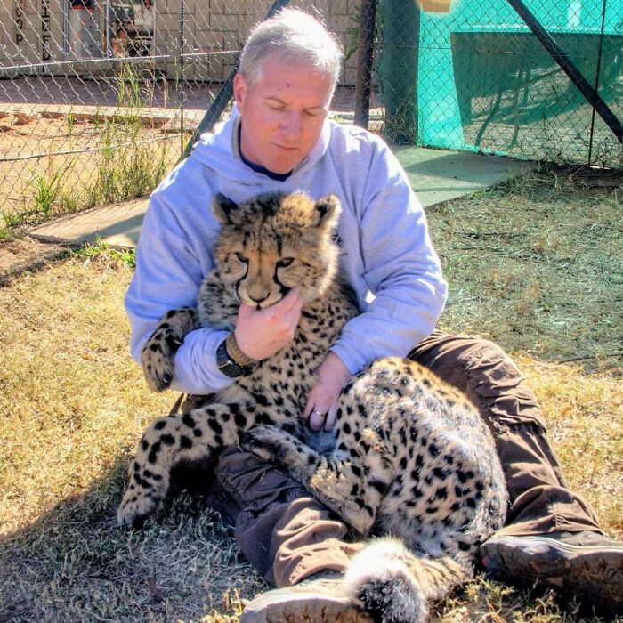 Meet Dolph, A Man Who Became Best Friends With A Wild Cheetah