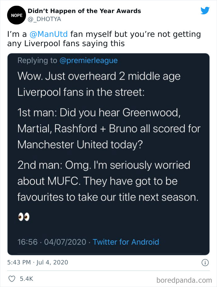 Didn’t Happen Of The Year Awards