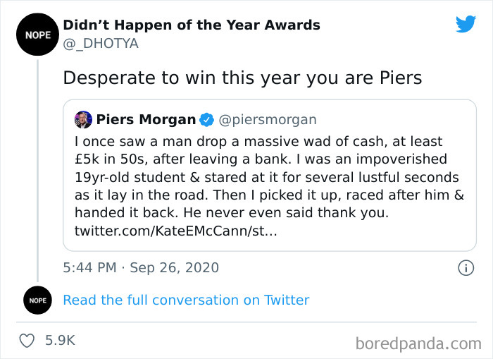 Didn’t Happen Of The Year Awards