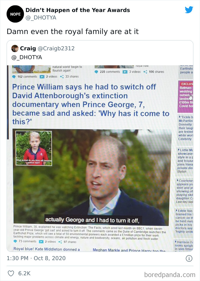 Didn’t Happen Of The Year Awards