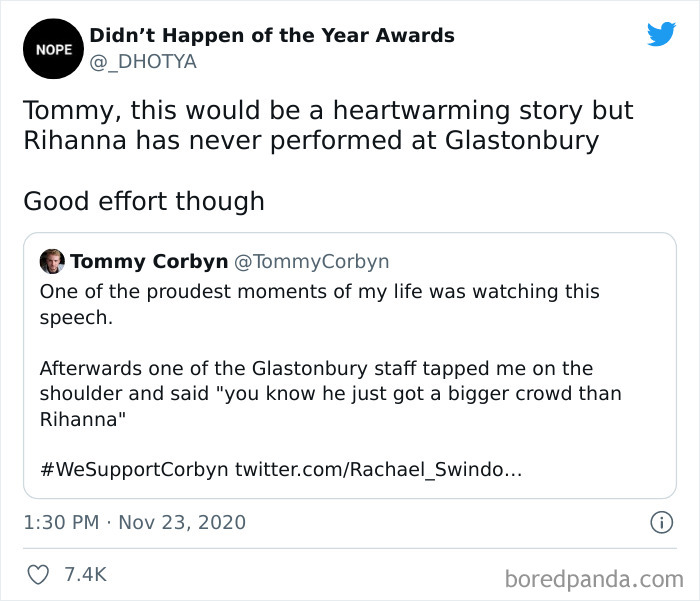 Didn’t Happen Of The Year Awards