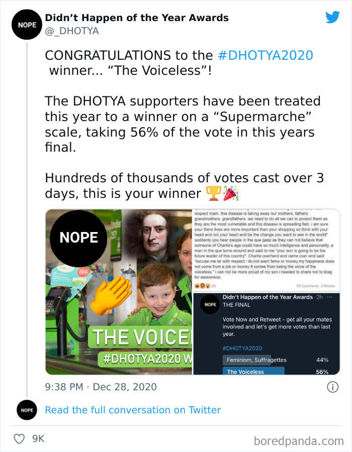 Didn’t Happen Of The Year Awards