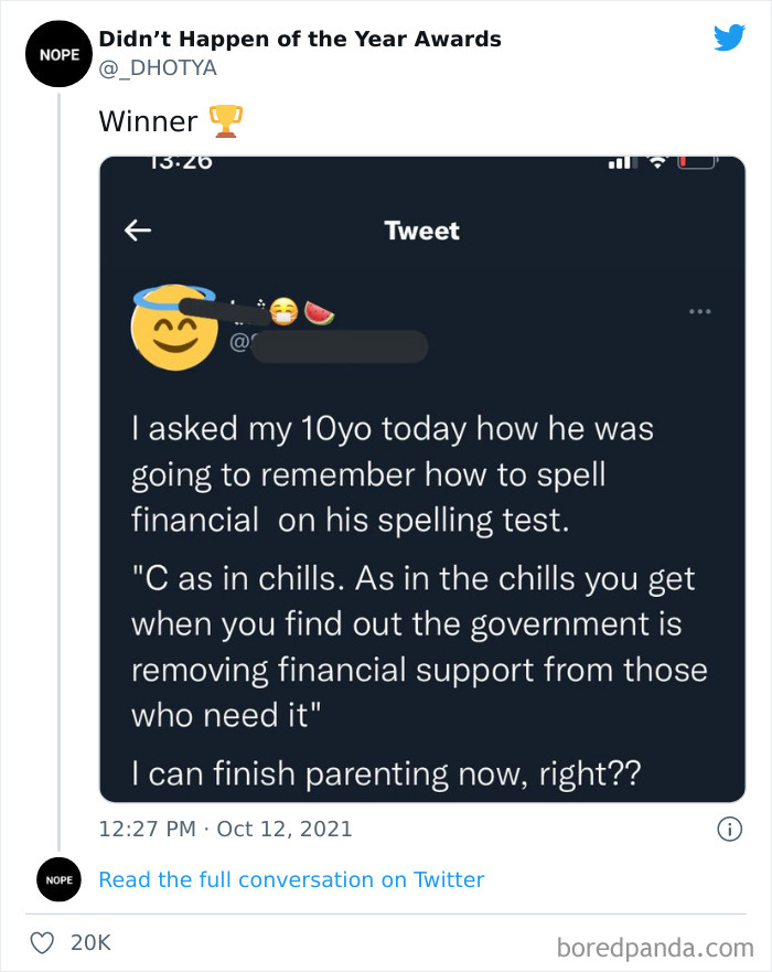 Didn’t Happen Of The Year Awards