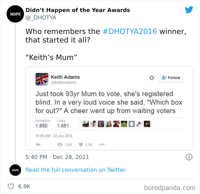 Didn’t Happen Of The Year Awards