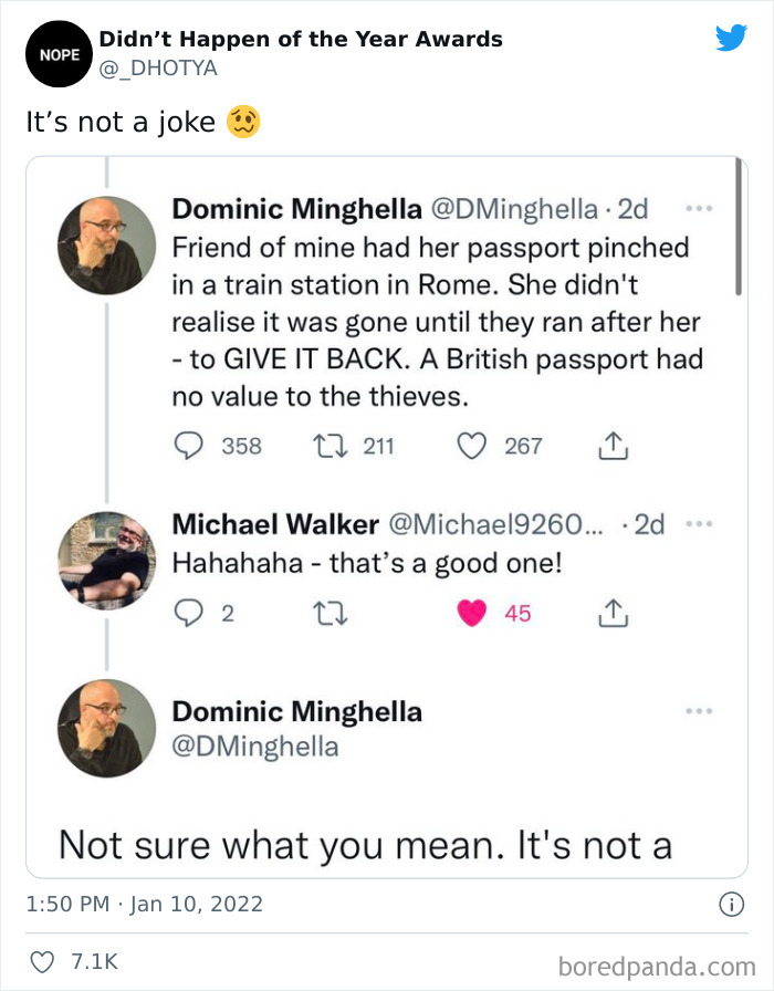 Didn’t Happen Of The Year Awards