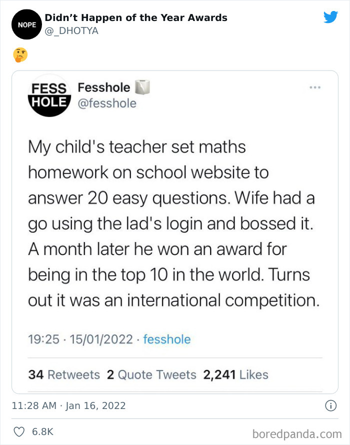 Didn’t Happen Of The Year Awards