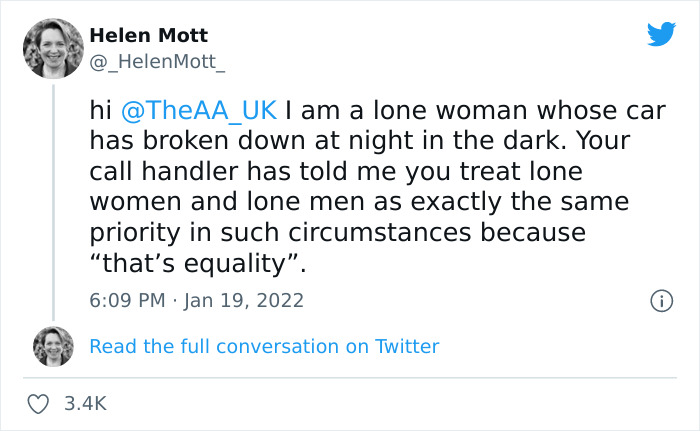 &ldquo;Equality&rdquo; Vs. &ldquo;Equity&rdquo; Twitter Debate Occurs After A Motoring Organization Revealed That They Don&rsquo;t Prioritize Lone Women Over Men