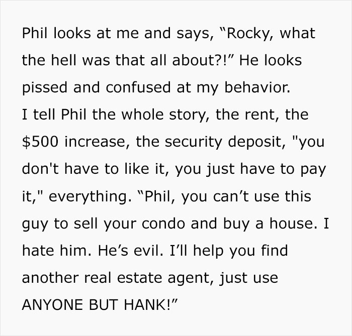 Jealous Of This Guy's Income, Landlord Raises The Rent By $500, Regrets It A Few Years Later Jealous Of This Guy's Income, Landlord Raises The Rent By $500, Regrets It A Few Years Later