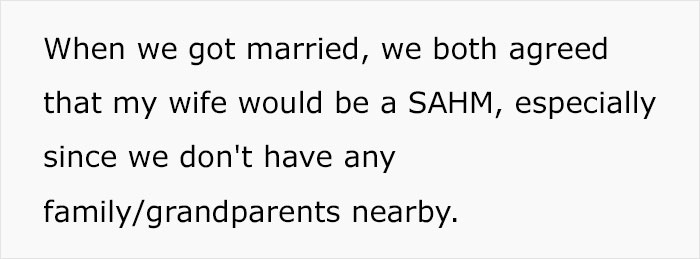 Man Wonders If He’s A Bad Guy For Telling His Wife That Wants To Be Appreciated To Stop Expecting It, As It’s Her Job To Be A Stay-At-Home Mom Man Wonders If He’s A Bad Guy For Telling His Wife That Wants To Be Appreciated To Stop Expecting It, As It’s Her Job To Be A Stay-At-Home Mom
