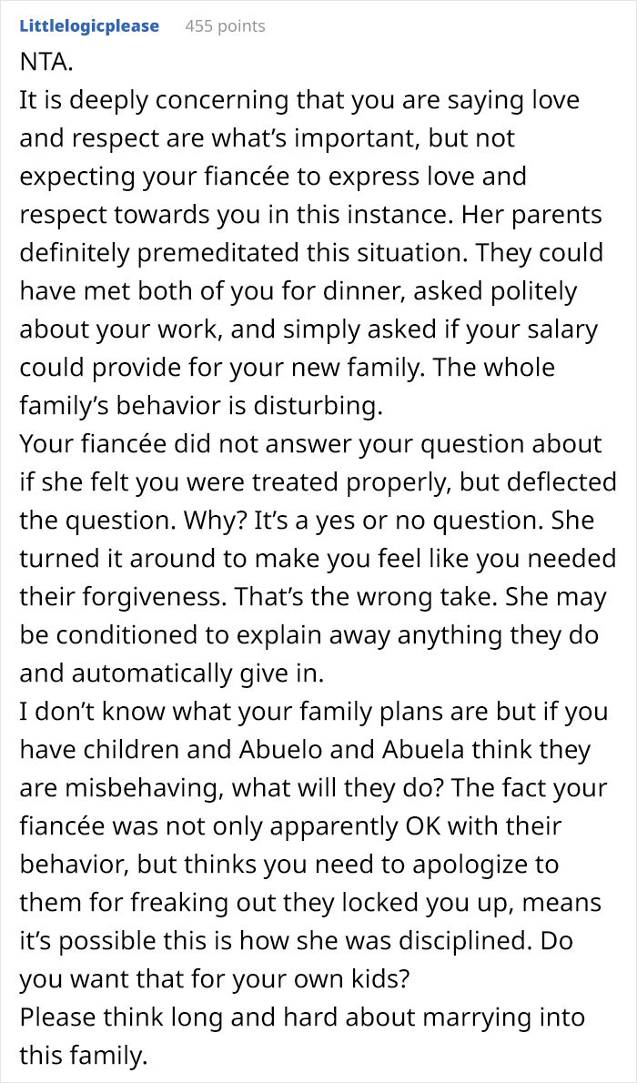 "They Were Giving Me Huge Red Flags": In-Laws Lock Their Son-In-Law In A Room With Them When He Doesn’t Reveal His Salary To Them "They Were Giving Me Huge Red Flags": In-Laws Lock Their Son-In-Law In A Room With Them When He Doesn’t Reveal His Salary To Them