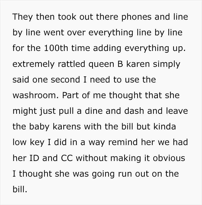 Karen Confuses The Restaurant Owner With A Waiter, Treats Him Like Garbage, Ends The Night With An Unexpected $4k Bill