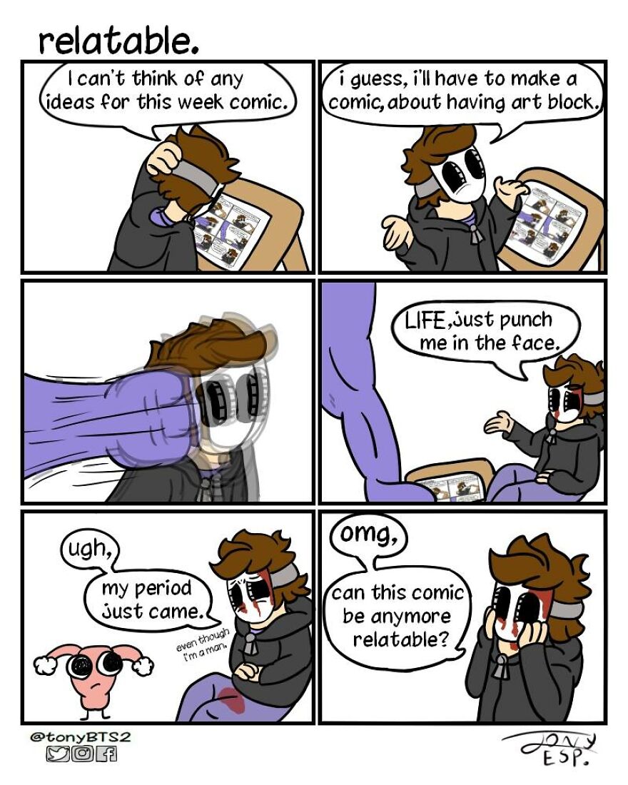 39 New Hilarious Comics By Tony Esp With Dark Endings