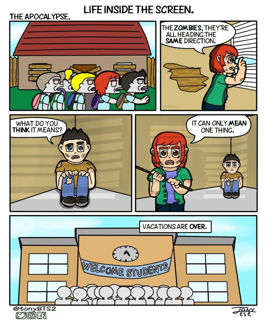 39 New Hilarious Comics By Tony Esp With Dark Endings