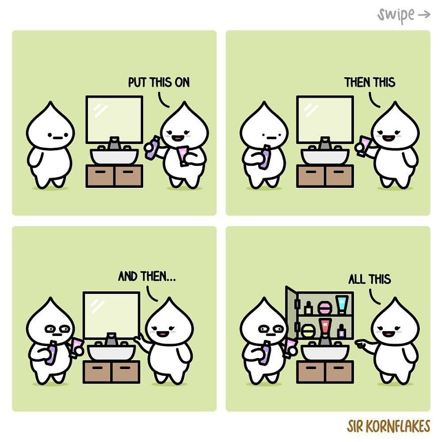 I Illustrate Relatable Relationship Moments Through My Dumpling Comics (50 Pics)