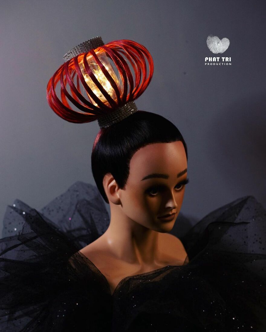 Vietnamese Hairdresser Creates Amazing Designs In The Shape Of Flowers (37 Pics)