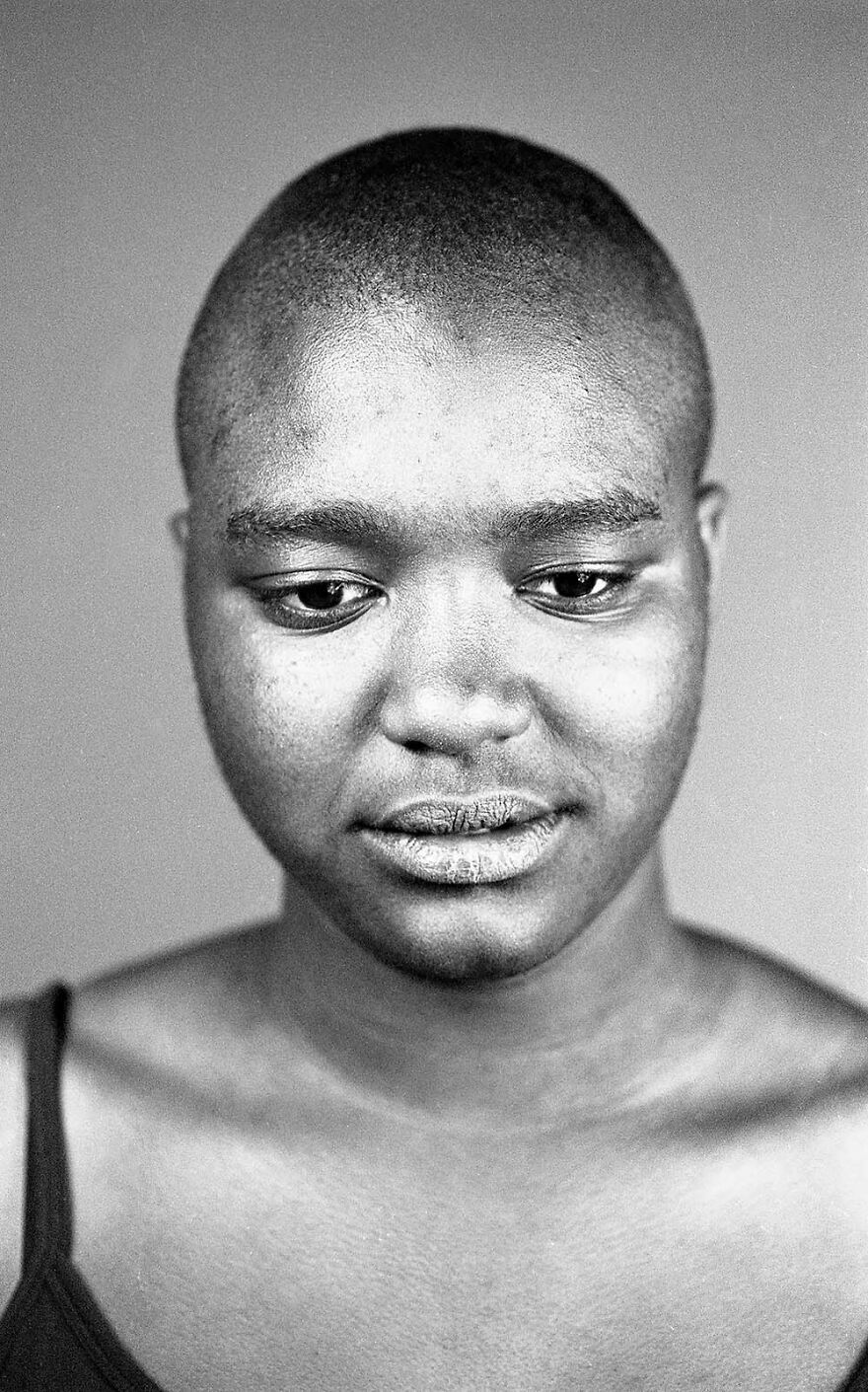Close-up black and white portrait of a beautiful woman captured by photographers around the world.