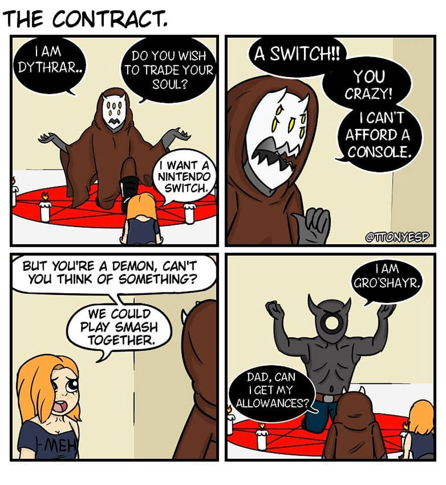 39 New Hilarious Comics By Tony Esp With Dark Endings