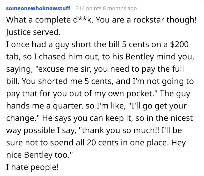 Entitled Guy Wants To Impress His Date And Tips $100 Just To Take It Back When She Leaves, Server Makes Sure To Get Her Revenge