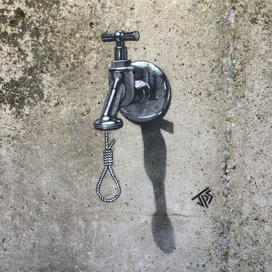 Jps Fights Mental Illness And Addiction By Creating Fun Street Art, And Here Are 46 Of His Best Works