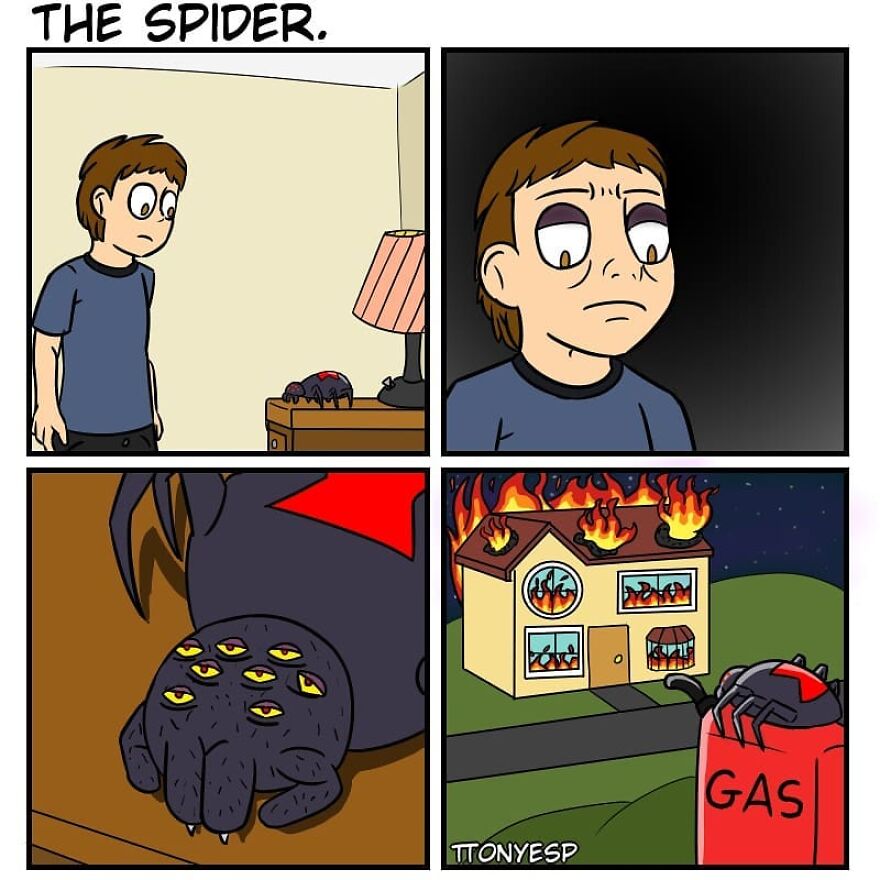 39 New Hilarious Comics By Tony Esp With Dark Endings