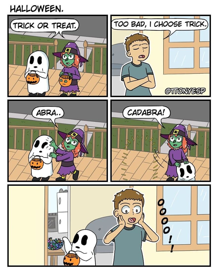 39 New Hilarious Comics By Tony Esp With Dark Endings