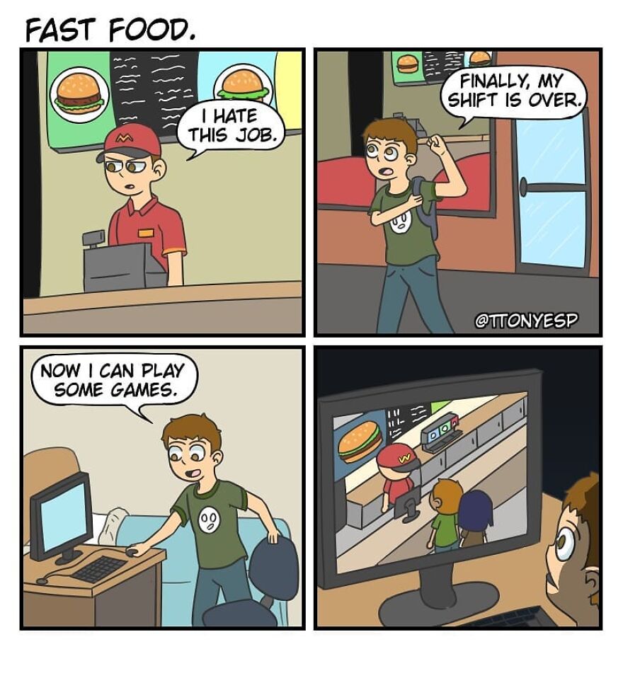 39 New Hilarious Comics By Tony Esp With Dark Endings