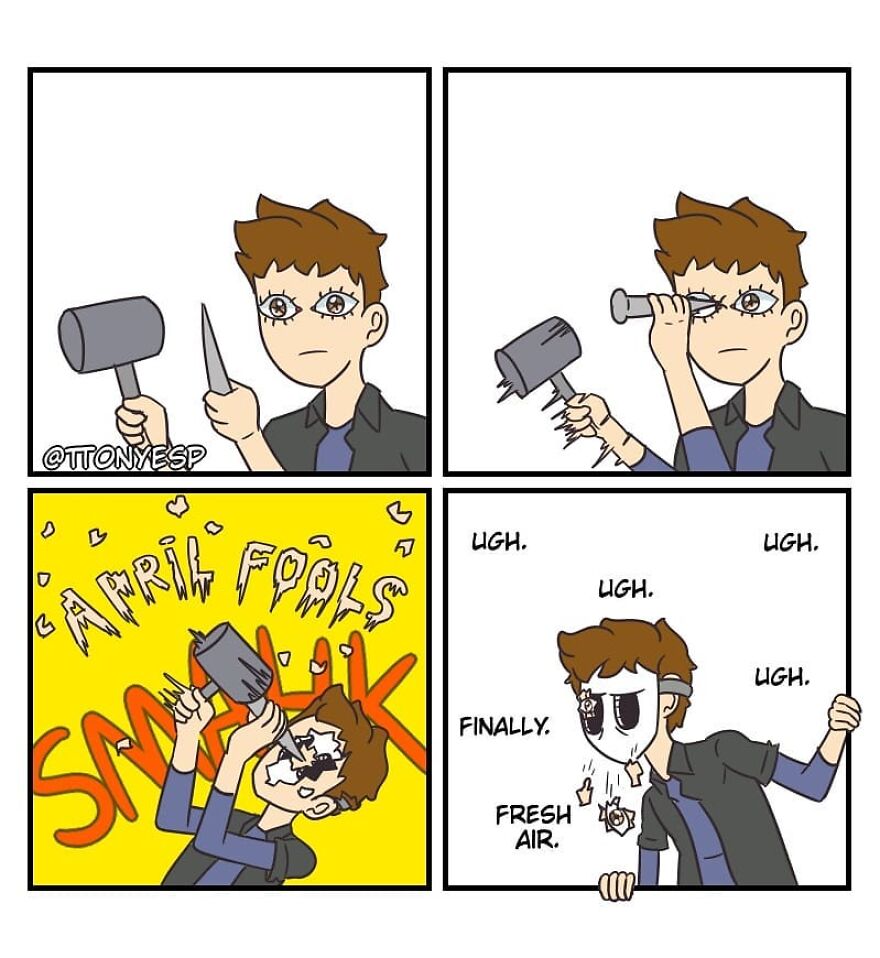 39 New Hilarious Comics By Tony Esp With Dark Endings