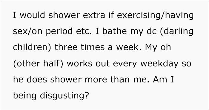Woman Is Shocked To Find Out Her Friends Shower Every Day, Asks If She's Being Gross