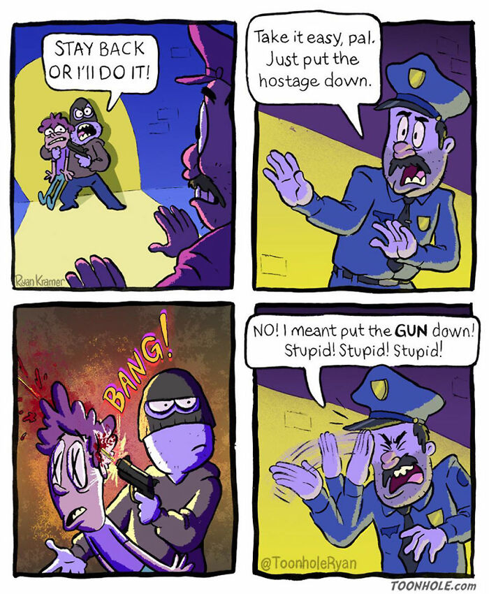 40 New Hilarious Comics With Dark Sense Of Humor By Ryan Kramer