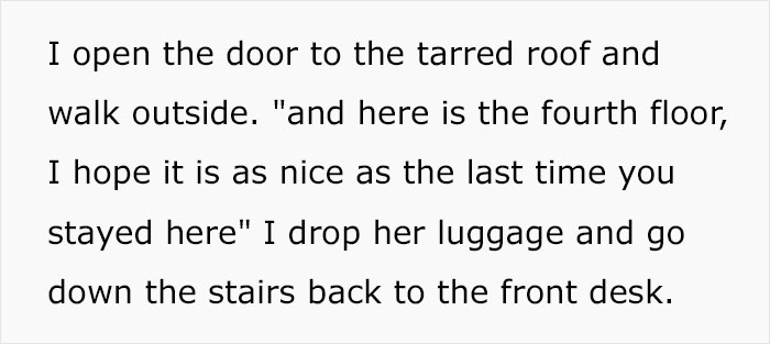 Rude Client Gives Receptionist A &ldquo;Reservation&rdquo; For 4th-Floor Room At A 3-Floor Hotel, Ends Up On The Roof