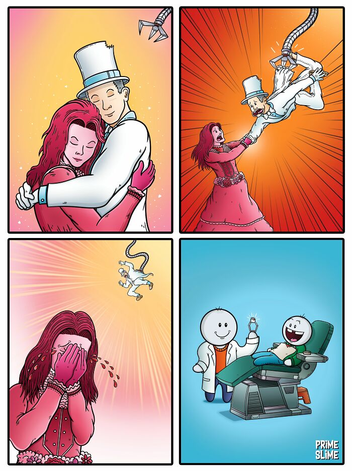 Artist Duo Makes Absurd Comics With Surprising Endings (24 Pics)