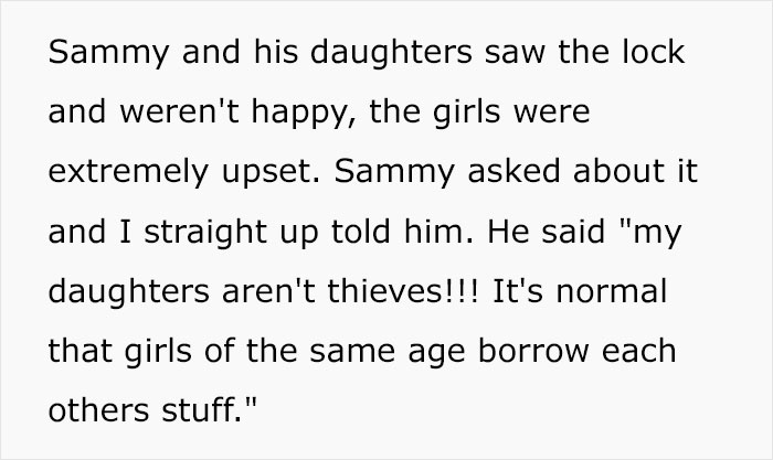 18 Y.O. Cousins Keep Ignoring 16 Y.O. Daughter&rsquo;s Privacy, So Dad Installs Locks In Her Room And Upsets Both His Wife And Her Brother