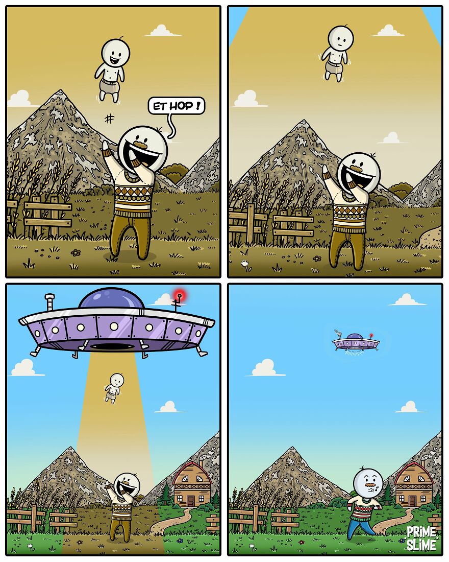 French Artist Makes Dark Comics With Unexpected Endings (25 Comics)