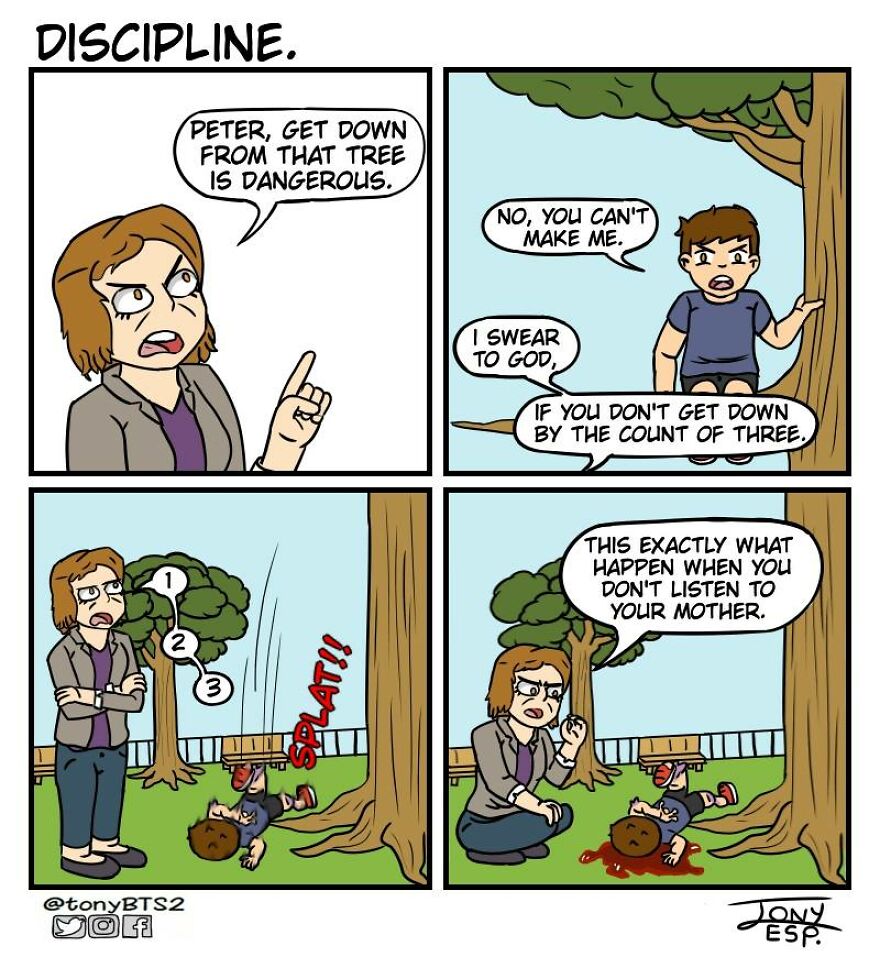 39 New Hilarious Comics By Tony Esp With Dark Endings