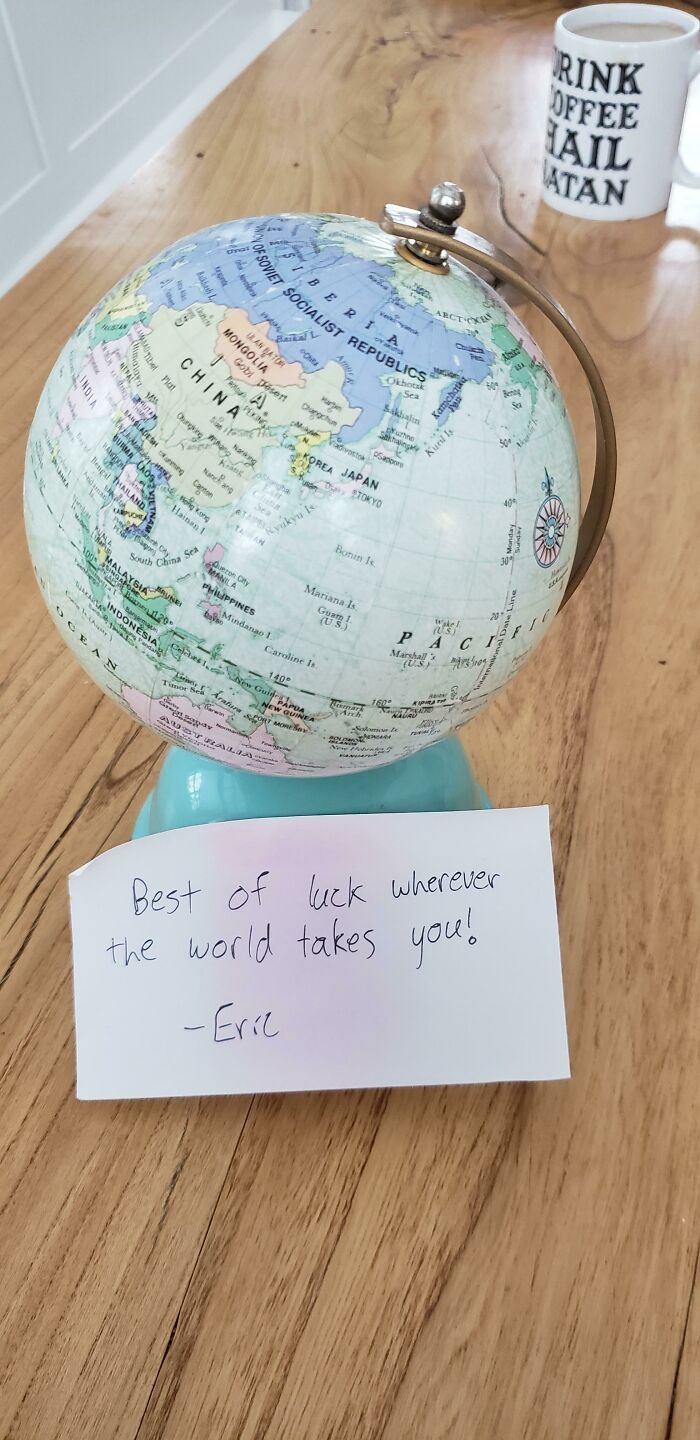 My Coworker Is A Flat Earther And It's His Last Day
