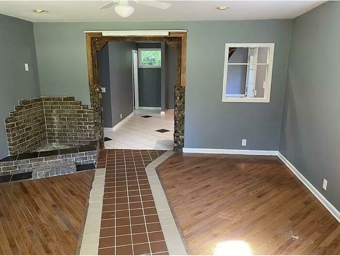 Why Pick One Material When You Can Have Them All? Also, Who Needs A Chimney!