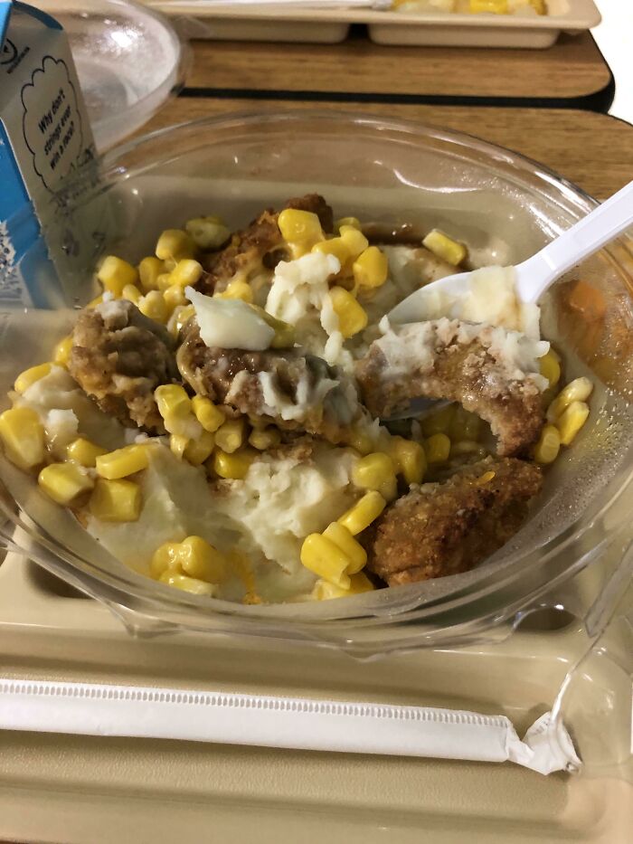 Served This At Lunch Today At My School. Tasted Like Paper